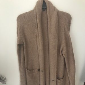 Jcrew long wool blazer sweater